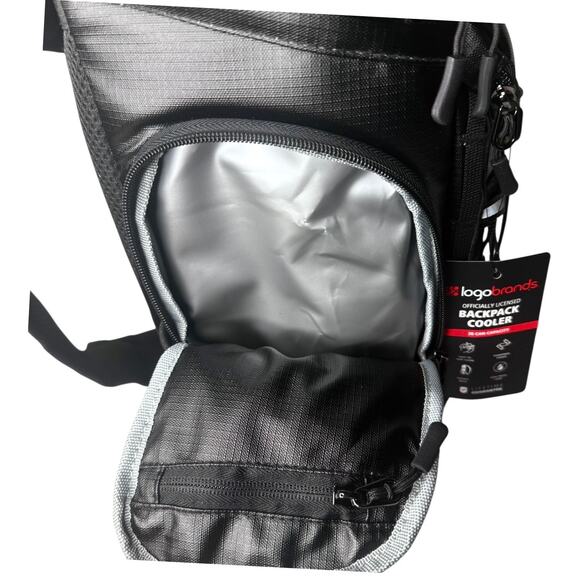 NCAA Purdue BACKPACK COOLER Large 26 Can Boilermakers Padded 20” Black Lunch Box - Picture 15 of 16